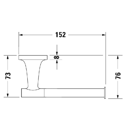Бумагодержатель Duravit Starck T 99371000
