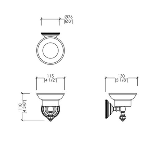 Мыльница Devon Devon Gemstone GEM701-OTS - фото 2
