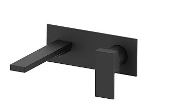 Смеситель для раковины AQG Bold 01BOC170NG встраиваемый в стену черный