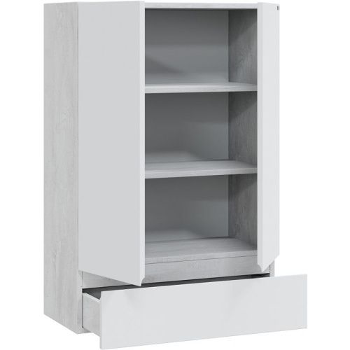 Шкаф СанТа Марс 700412 60х90 подвесной цвет белый - фото 2