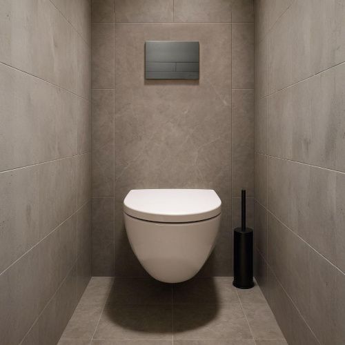 Клавиша смыва механическая Iberica Blanca INOX-S IB.B016.02 цвет серый - фото 3