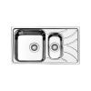 Кухонная мойка Iddis Arro ARR78S1i77S 80х45 цвет серый поверхность глянцевая