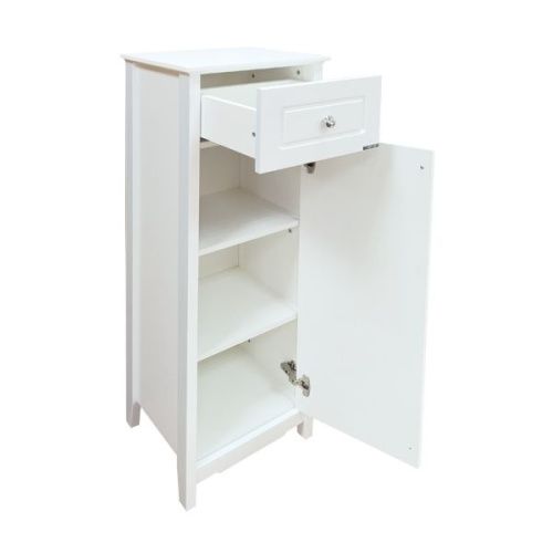 Шкаф-пенал Comforty Тбилиси 00003132633CF 40х120 напольный цвет белый - фото 4