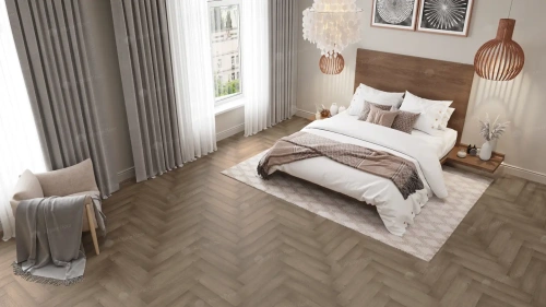 SPC ламинат Alpine Floor Parquet Premium ECO 19-7 MC Дуб насыщенный толщина 0.8 см 43 класс 600х125 - фото 3