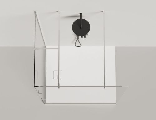 Душевой поддон из искусственного камня Salini OASI 120325MF 120х100 белый