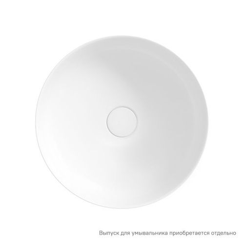 Раковина из сантехнического фарфора Iddis Ray RAYWM03i27 40х40 накладная цвет белый без отверстий под смеситель - фото 3