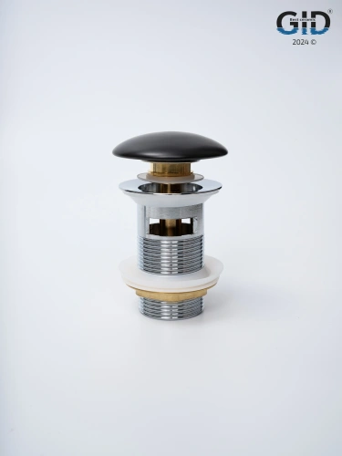 Донный клапан Gid Minucia 74407K черный - фото 2