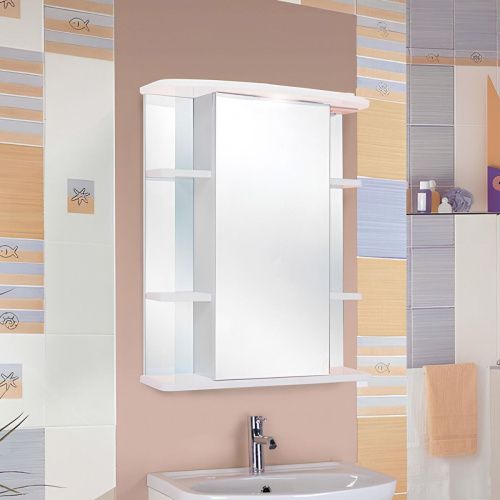 Зеркало-шкаф Onika Глория 206007 60х70 подвесной цвет белый - фото 2