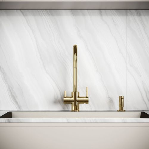 Смеситель для кухни Sancos Taper SC4012ZG на мойку золото - фото 4