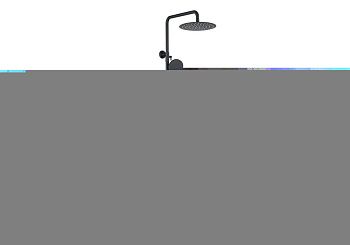 Душевая стойка Aquatek ВЕГА AQ2046MB настенная цвет черный