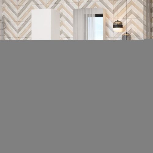 Тумба под раковину Onika Милтон 104007 40х20 подвесная цвет белый - фото 5