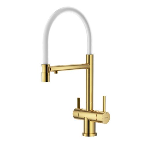 Смеситель для кухни Splenka S70 S70.63.03 на мойку золото - фото 2