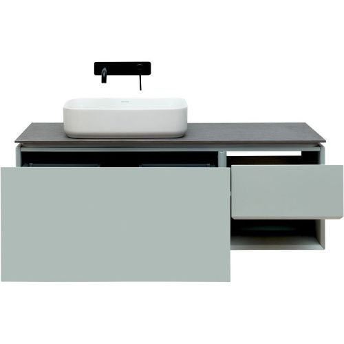 Тумба под раковину Allen Brau Infinity 1.21006.PWM 120х50 подвесная цвет зеленый - фото 4