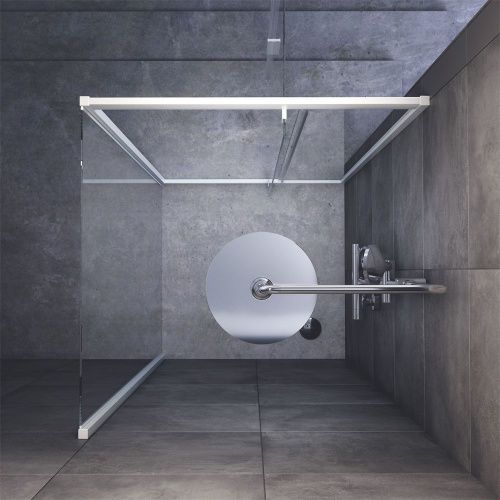 Душевой уголок Am.Pm Gem W90G-404-090MT 90х90 стекло прозрачное профиль хром без поддона - фото 4