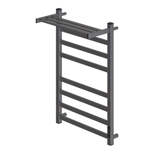 Полотенцесушитель электрический Point Меркурий PN83858PGR 55х80 серый - фото 4