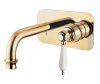 Смеситель для раковины Cezares APHRODITE APHRODITE-BLSM2-03/24-Bi встраиваемый в стену золото