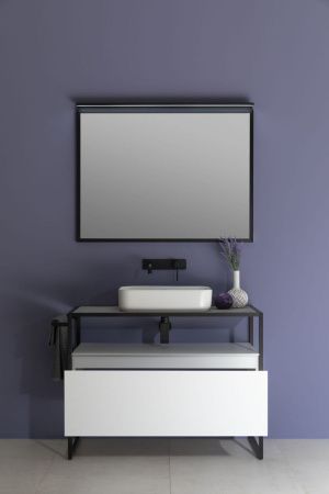 Тумба под раковину Allen Brau Priority 1.31003.WM 100х50 напольная цвет белый