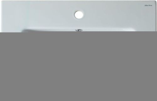 Раковина керамическая Allen Brau Fantasy 4.11011.20 70х50 полувстраиваемая цвет белый 1 отверстие под смеситель - фото 5