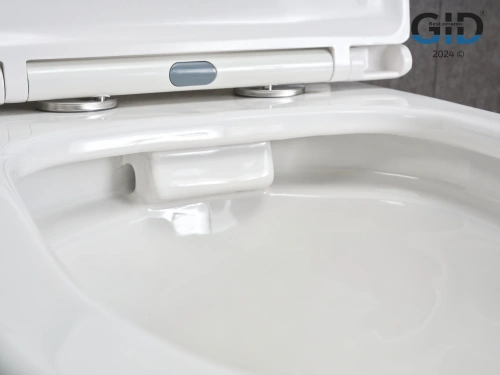 Унитаз напольный с бачком Gid Concavo Tn2123 (62243Y) белый с сиденьем микролифт безободковый - фото 5