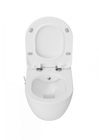 Чаша унитаза подвесная Creavit Free FE322-34CB00E-0001 цвет белый без сиденья душевой смыв