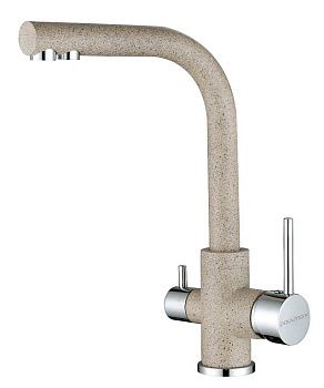 Смеситель для кухни Paulmark ESSEN Es213011-302 на мойку бежевый