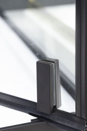 Душевой уголок Niagara Nova _02200832BLACK 120х80 стекло с рисунком профиль черный без поддона