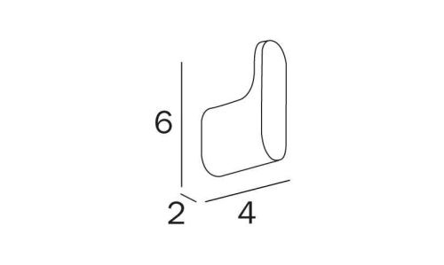 Крючок Inda MITO A2020ANE - фото 4