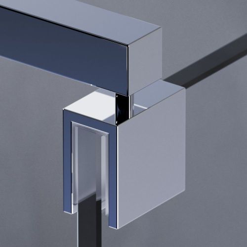 Душевая перегородка Am.Pm Func W84WI-110-F1-MTE 110х200 стекло прозрачное профиль хром - фото 3