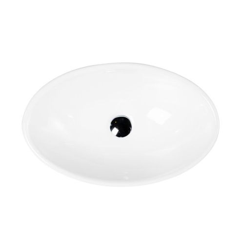 Раковина из сантехнического фаянса BelBagno BB1147 50х30 накладная цвет белый без отверстий под смеситель - фото 2