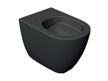 Чаша унитаза приставная Hatria FUSION A0Y1ZA08 цвет серый без сиденья безободковая душевой смыв