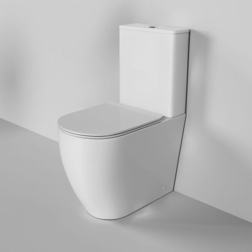 Унитаз напольный с бачком Grossman Style GR-4473S белый с сиденьем микролифт безободковый каскадный смыв - фото 2