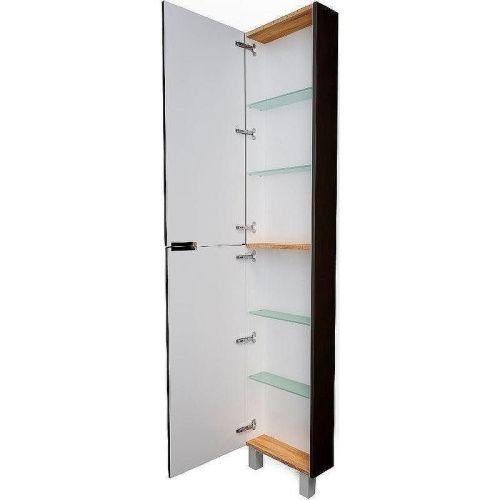 Шкаф-пенал 1MarKa Gaula У92552 40х190 напольный цвет черный - фото 2