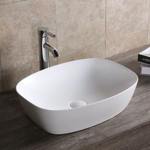 Раковина из сантехнического фарфора Cerutti SPA CR0064 50х40 накладная цвет белый без отверстий под смеситель - фото 2