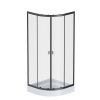 Душевой уголок Am.Pm X-Joy W88G-205-080BT64 80х80 стекло прозрачное профиль черный без поддона