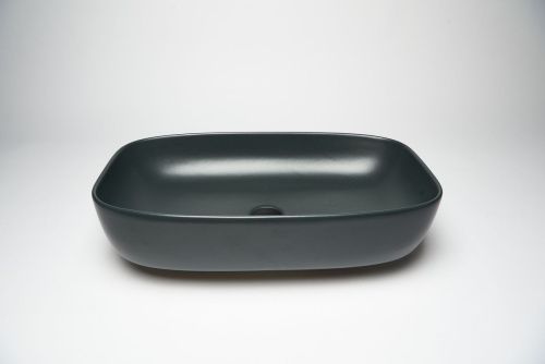 Раковина из сантехнического фарфора Galassia Dream 7301NEMT 50х40 накладная цвет черный - фото 5