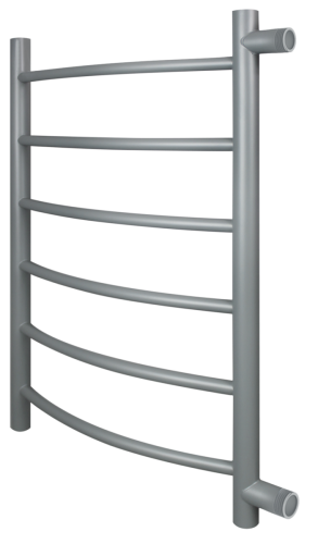 Полотенцесушитель водяной Indigo Arc LASW70-40MG-б/п-60 50х70 серый - фото 5