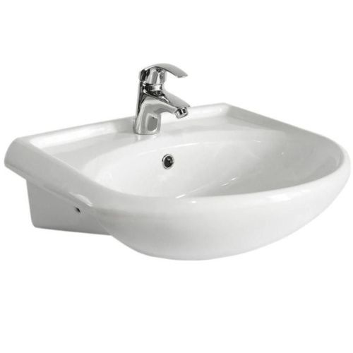 Раковина керамическая Onika Арго 605501 60х50 накладная цвет белый 1 отверстие под смеситель