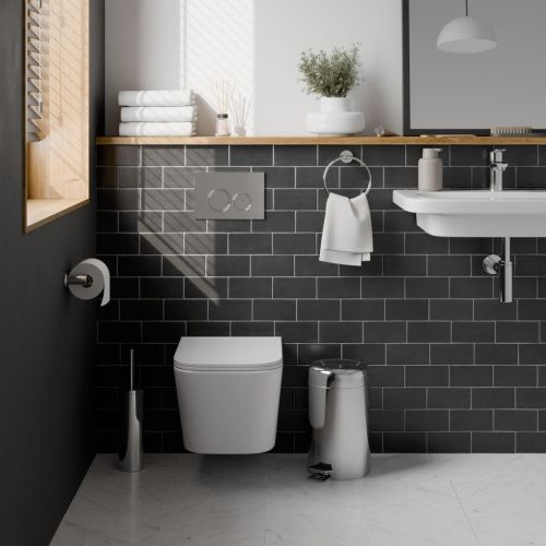 Клавиша смыва механическая Iberica Blanca ESTI-O IB.B082.003.002 цвет серый - фото 2