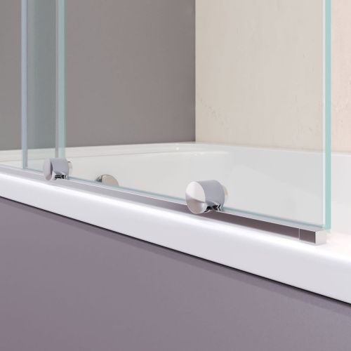 Душевая шторка на ванну RGW Screens 06114610-11 100х150 стекло прозрачное профиль хром ориентация универсальная - фото 5