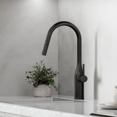 Смеситель для кухни Sancos Grand SC4002MB на мойку черный - фото 3