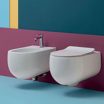 Биде подвесное Kerasan Flo 312301 цвет белый