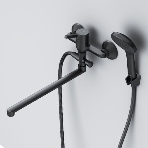 Смеситель для ванны и душа Am.Pm X-Joy S F85B90122 настенный черный - фото 4