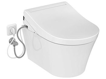 Чаша унитаза подвесная Toto CW553EY цвет белый без сиденья безободковая смыв торнадо