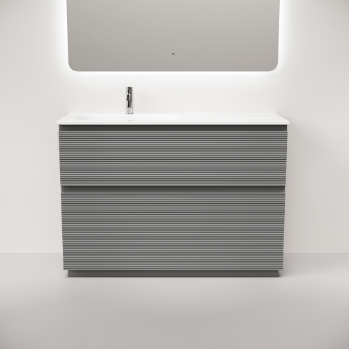 Тумба под раковину Sancos FOLK Floor FL120FLES 120х40 напольная цвет серый - фото 2