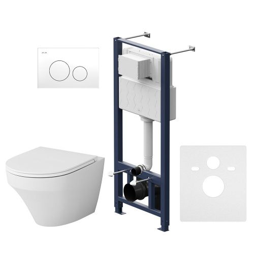 Комплект унитаз с инсталляцией с клавишей смыва Am.Pm Inspire IS49001.501700 - фото 2