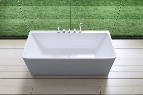 Ванна акриловая Art&Max AM-601-1795-795 180х80 отдельностоящая овальная с ножками и каркасом - фото 2