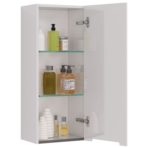 Шкаф LeMark Buno LM04B35PL 40х90 подвесной цвет белый - фото 3