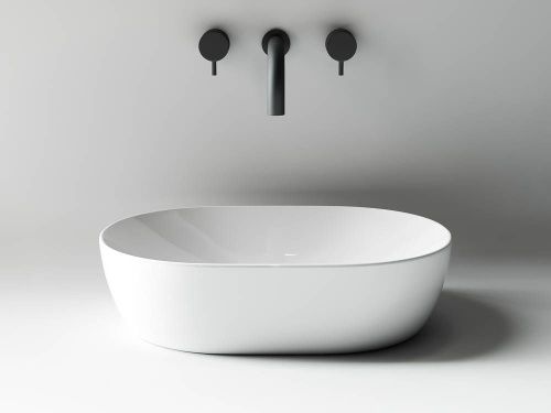 Раковина из сантехнического фарфора Ceramica Nova ELEMENT CN5010 50х40 накладная цвет белый без отверстий под смеситель - фото 4