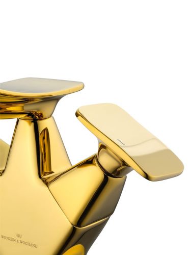 Смеситель Wonzon & Woghand Shakespeare WW-651101-DG на раковину золото - фото 4