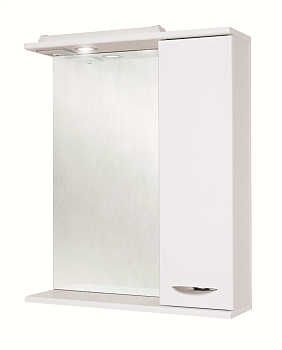 Зеркало-шкаф Onika Ника 206016 60х70 подвесной цвет белый